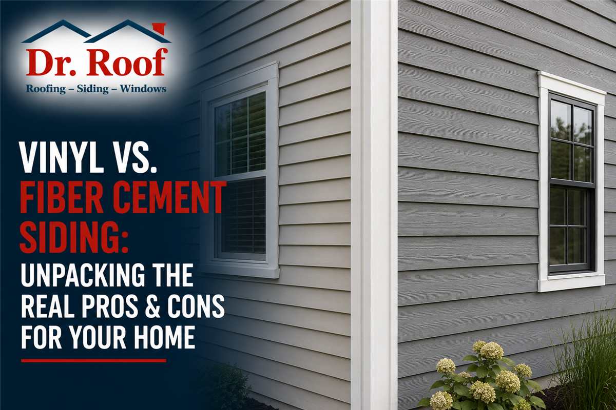 Comparing Vinyl vs Fiber Cement Siding - Affordable Siding