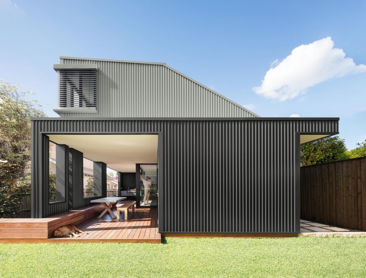 Colorbond Cladding COLORBOND Steel Kew Courtyard House, A Forever